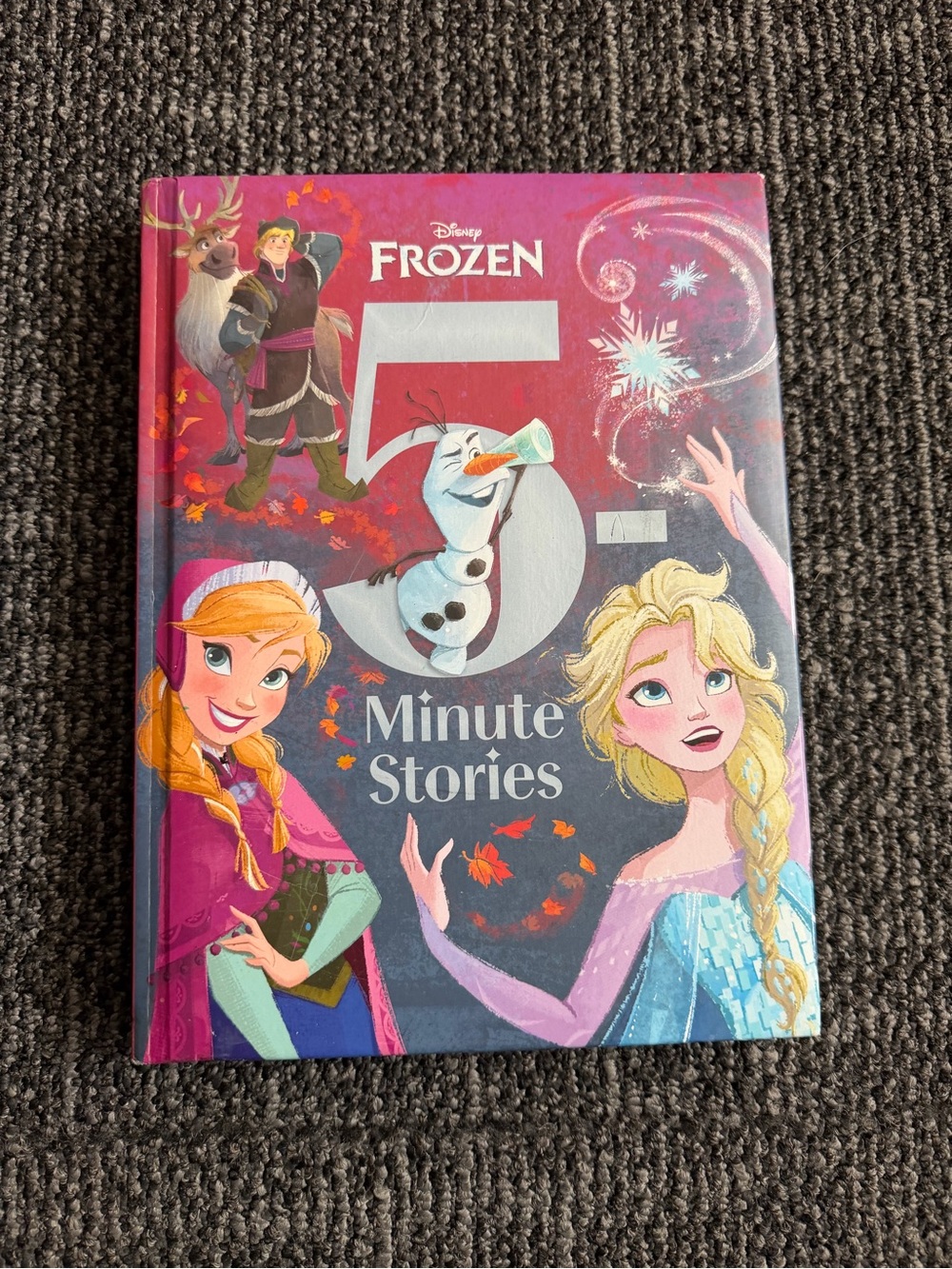 Disney Frozen 5-Minute Stories Hardcover Book